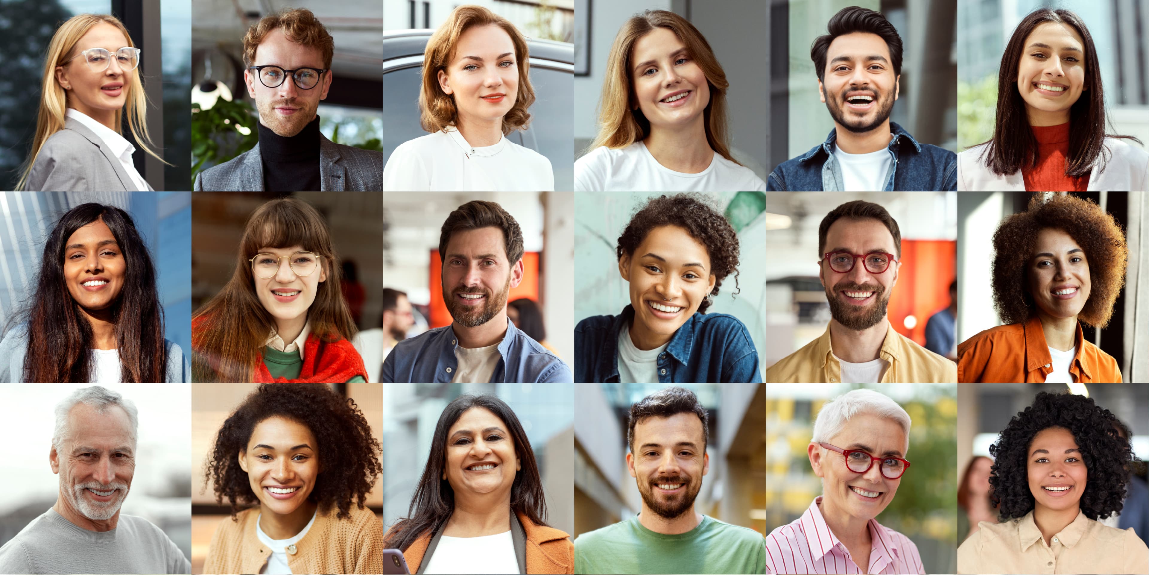 Diverse team of professionals